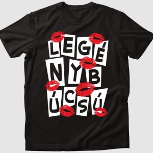 Csókos legénybúcsú póló